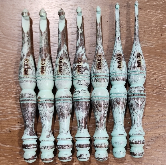 Other - Set of Wooden Crochet Hooks
